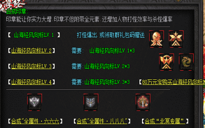 神途版本的不同特殊勋章也是不一样的